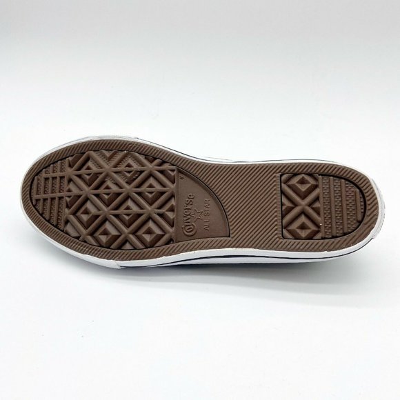 Converse CTAS Ox Wolf Grey Glitter Kids Casual Shoes 666896C - Picture 5 of 5